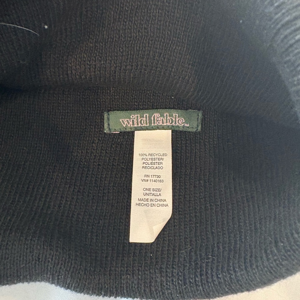 Wild Fable Classic Black Beanie - Picture 2 of 2